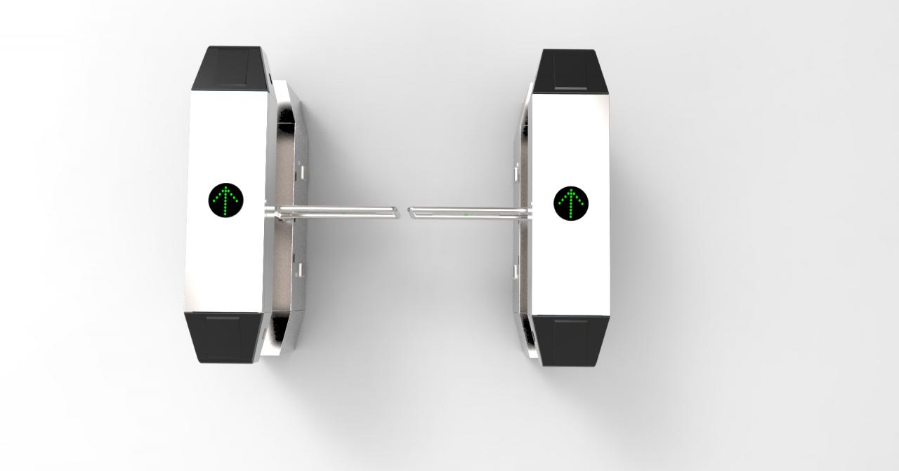 方形擺閘 白鋼翼閘 HD-MZ605